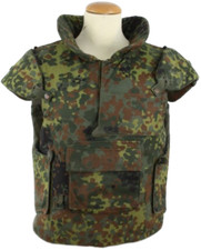 Schutzwestenhülle Splitterschutzweste Bundeswehr SK1 SK4 Schutzweste flecktarn 