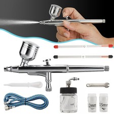 Airbrush Set 0,2/0,3/0,5mm Düse Airbrushpistole Airbrush Sprühpistole für Makeup