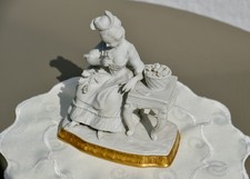 Biscuit Biskuit Porzellan Figur " Der Duft", Unterweissbach, Thüringen, 15 cm H