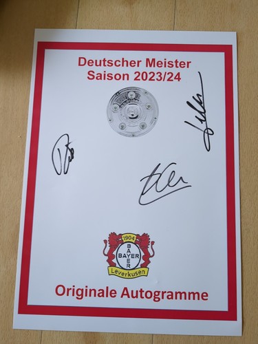 Unikat orginales autogramm - unikat.,