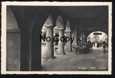 #710 AK Striegau i. Schlesien Strzegom Lauben Marktstand