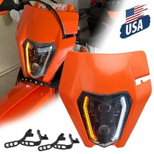 LED Headlight Head Lamp w/