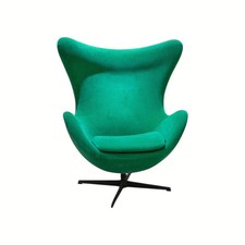 Fritz Hansen Sessel Egg Chair Stoff Special Fabric Phlox 0933 Green Grün 