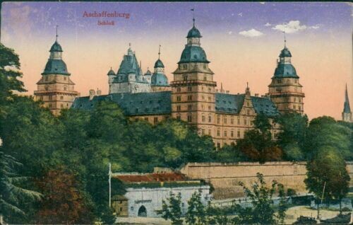 Ansichtskarte aschaffenburg - ansichtskarte,