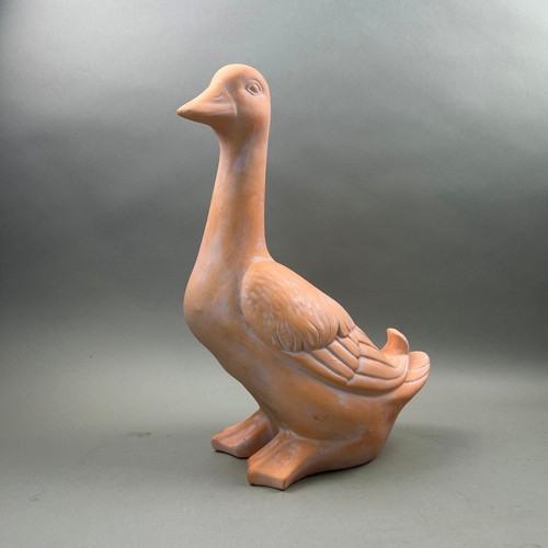 Terracotta ente deko - terracotta,