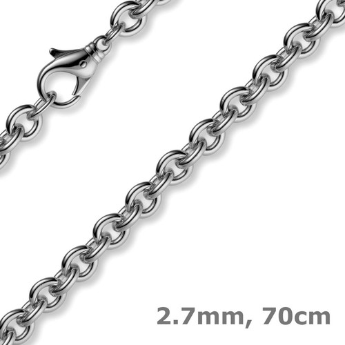 7mm kette collier - 2,7mm,