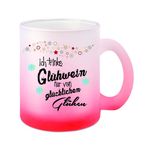 Glas tasse ich - ich, trinke