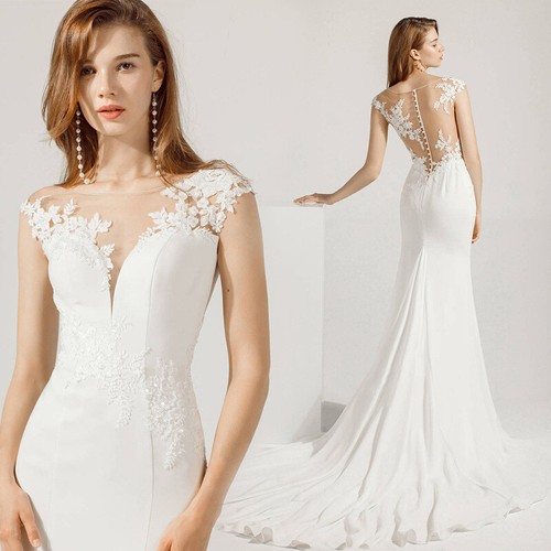 Mermaid spitze brautkleid - mermaid,