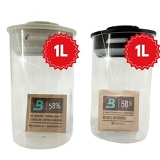 2x 1 Liter XXL Vakuum Kräuter