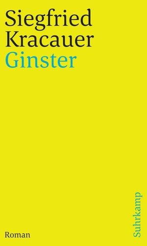 Ginster siegfried kracauer - siegfried,