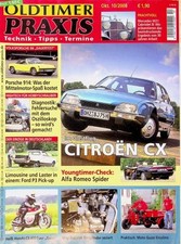 2) Oldtimer Praxis 10/2008 - Tips für Alfa Romeo Spid - Mercedes 200 W21 Cabrio