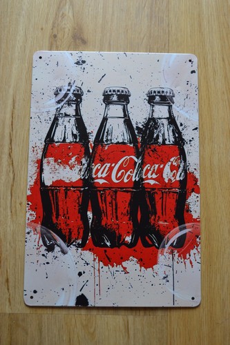 Coca cola blechschild retro - cola,