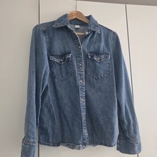 H&M Jeansbluse Damen Gr. S