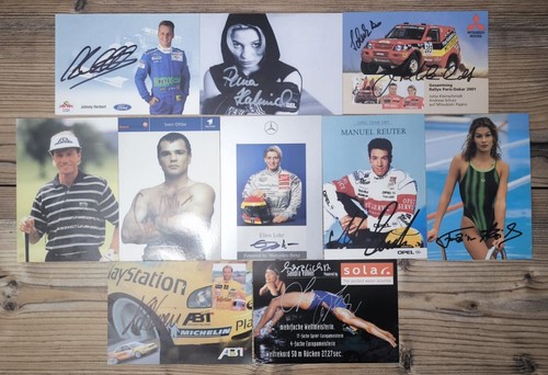 Autogrammkarten set von - autogrammkarten,