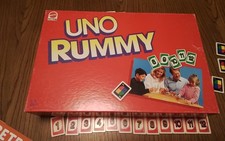 UNO RUMMY. MATTEL GAMES. VON 1993. KOMPLETT