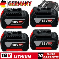 4X 8,0Ah Akku für Bosch 18V