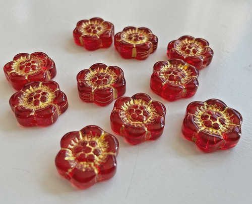 Rote transparente - 10,