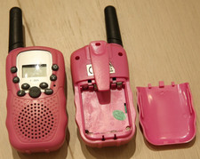 2 x Walkie Talkie Handfunkgerät für Kinder 8 Kanäle Set 3KM Reichweite Spielzeug