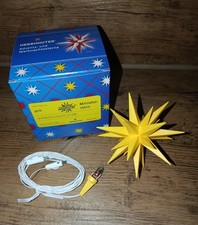 Herrnhuter Stern Miniaturstern 8 cm Gelb