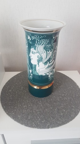 Hollohaza porzellan vase - porzellan,