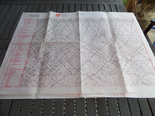 öbb bildfahrplan 1982 blatt - Öbb,