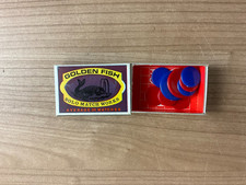 Geduldspiel in Zündholzschachtel   "Golden Fisch"