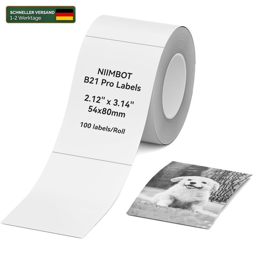 Etiketten fotopapier 50x80mm - fotopapier,