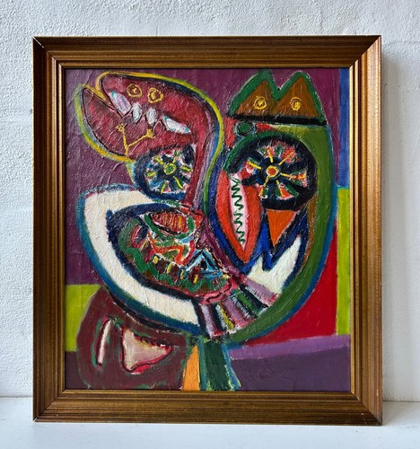 ölbild expressionist figuren - Ölbild,