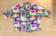 CHRISTIAN BERG Bluse Tunika Sommer Gr. 48 XL XXL bunt Comic modern