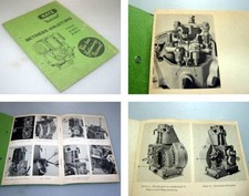 Hatz E571 E671 Dieselmotor 1 Zylinder Betriebsanleitung 1966