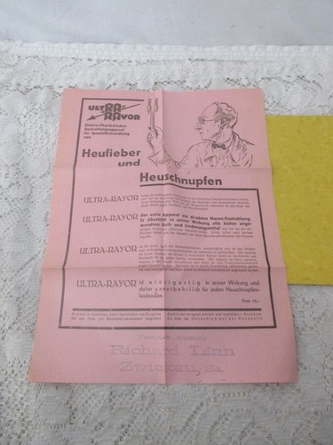 1928 reklame werbung ultra - reklame,