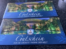 2x Therme Erding Tageseintritt Inklusive VitalOase,VitalTherme Und Sauna 06/2026
