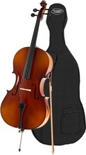 Top Cello Komplettset, für Einsteiger, Fortgeschrittene oder als Zweitinstrument