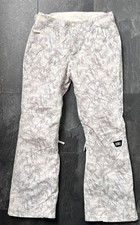 O Neill Skihose Snowboard Winterhose Damen Gr. M Weiß/creme Gemustert Neuwertig