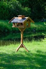 XXL Vogelfutterhaus Blockhaus