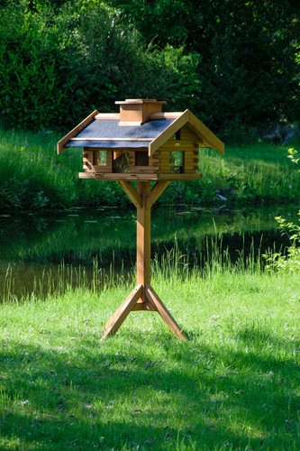 Xxl vogelfutterhaus blockhaus - xxl,