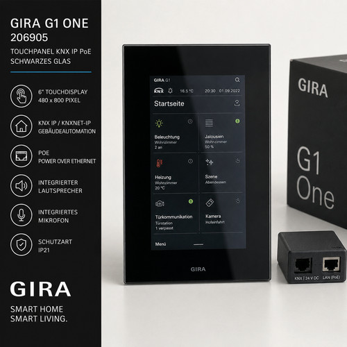 Gira one 206905 touchpanel - g1,