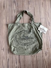 • Campomaggi • Canvas Stoff Shopper Beutel Tasche Oliv Grün TOP