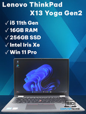 Lenovo ThinkPad X13 Yoga Gen 2 i5-11th 16GB RAM 256GB SSD 13,3" FHD Touchscreen