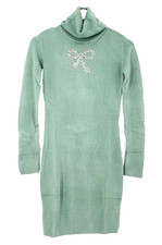 Damen STRICKKLEID Rollkragen