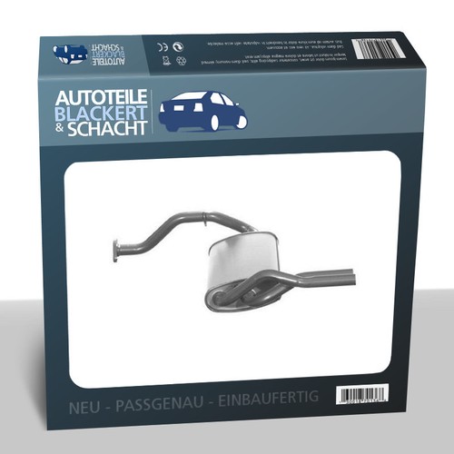 Auspuff endtopf für honda crx - auspuff,
