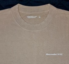 Premium Abercrombie & Fitch Shirt - Gr. L - oversized - beige - NEU