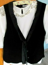 OPUS Weste 38 schwarz