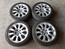BMW 3er E90 E91 E92 E93 Alufelgen 8Jx17 ET34 6775597 mit Winterreifen 225/45 R17