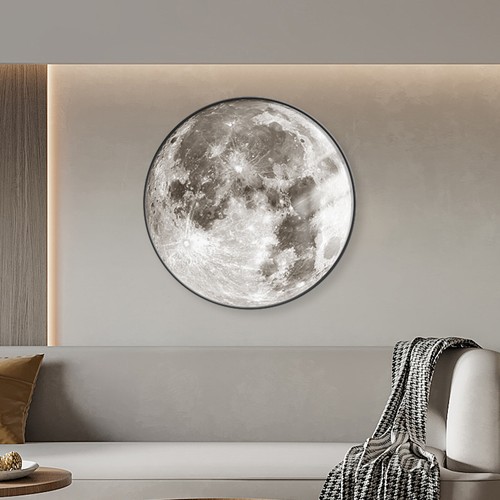 Modern art deco mond lampe - lampe, mit