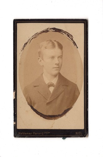 Cdv foto feiner junge kiel - feiner,
