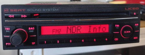 Original seat liceo - seat, autoradio