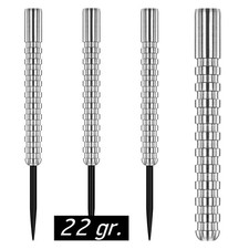 Dart Barrels Darts Griffstück Griff Steel 22 gr 85% Ring Grip Metallspitze Stahl