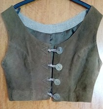 Lederoberteil dunkelbraun