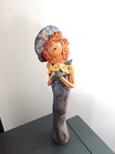 Keramik, Figur, Skulptur, Deko, Gartenkeramik, Gartenstecker